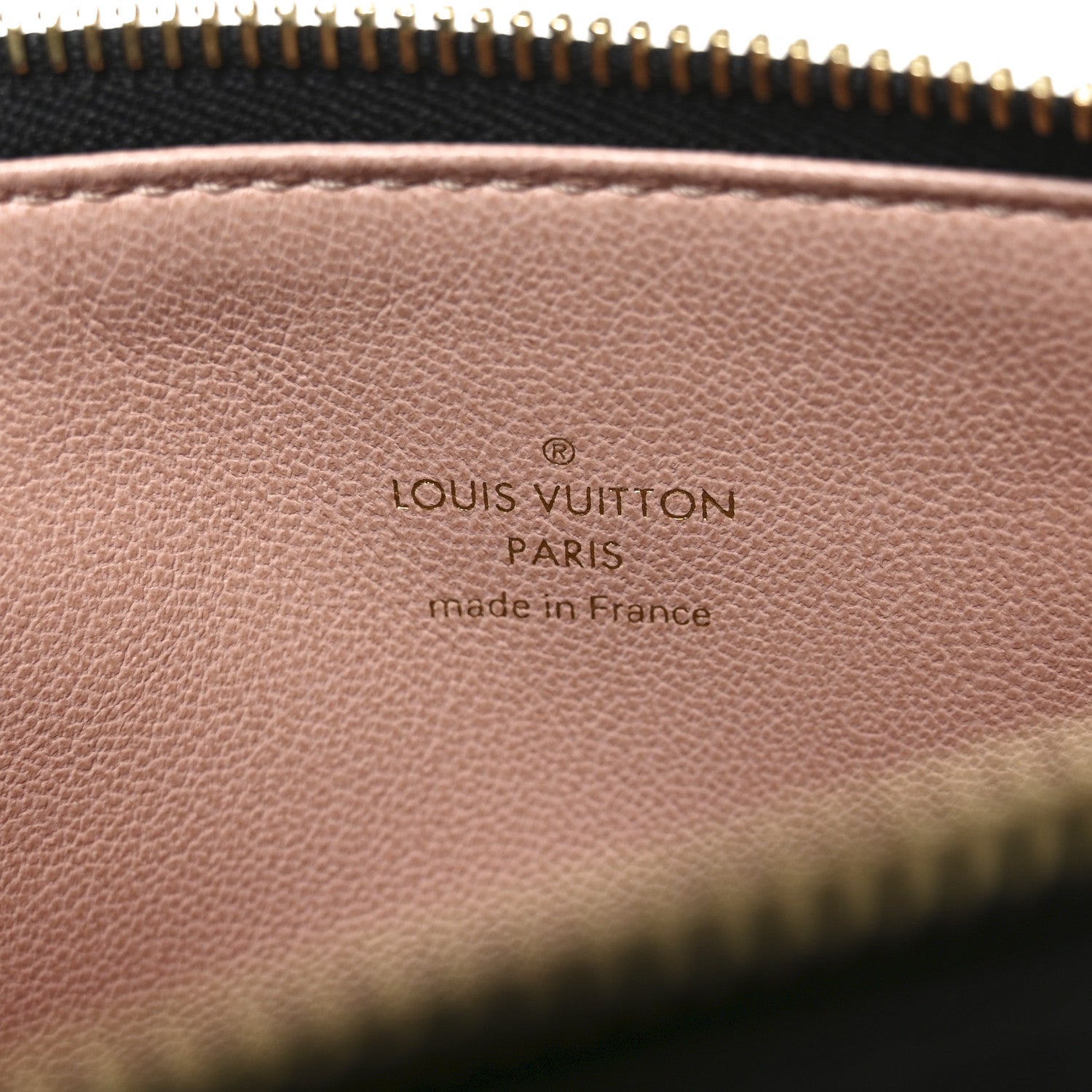 Louis Vuitton Lambskin Embossed Monogram Coussin PM Black