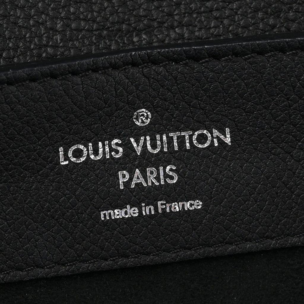 Louis Vuitton Calfskin Lockme Backpack Black