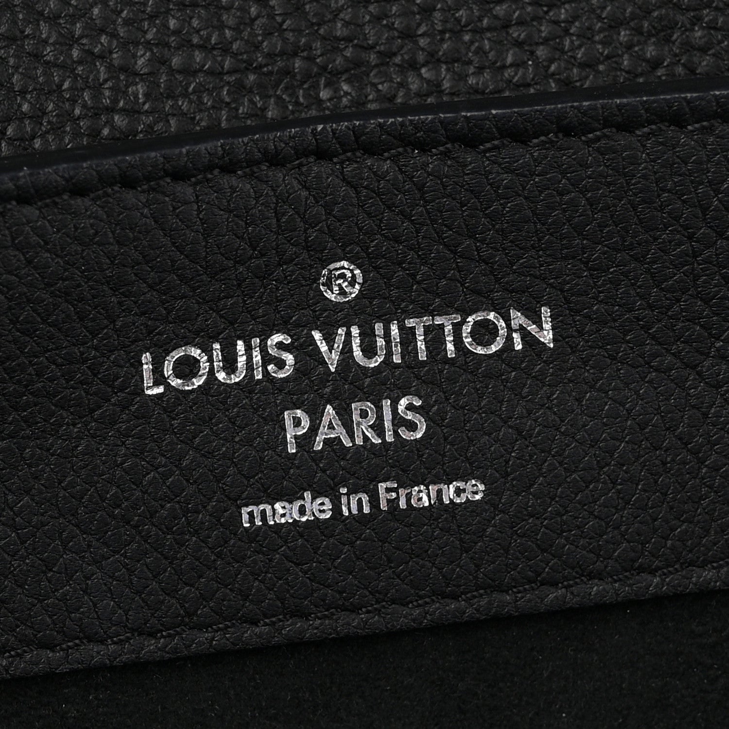 Louis Vuitton Calfskin Lockme Backpack Black