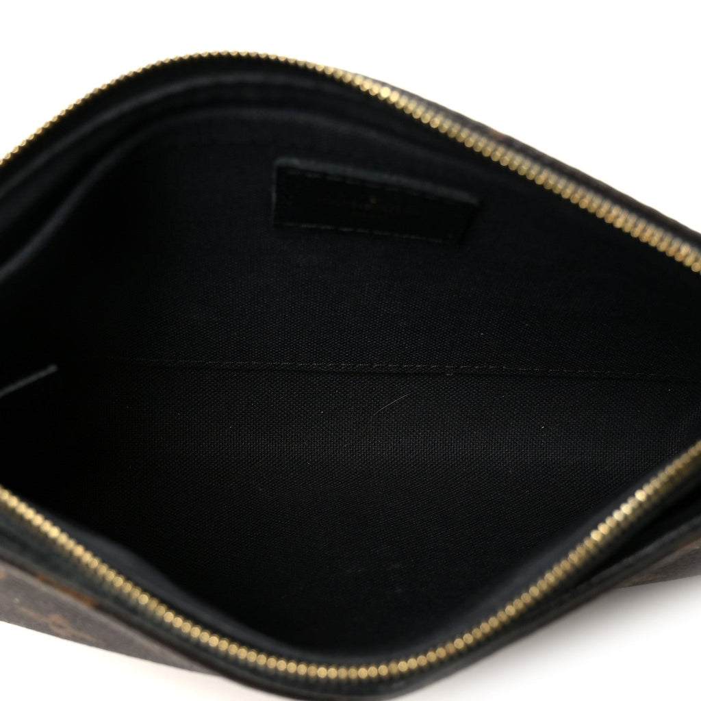 Louis Vuitton Monogram Pallas Clutch Black