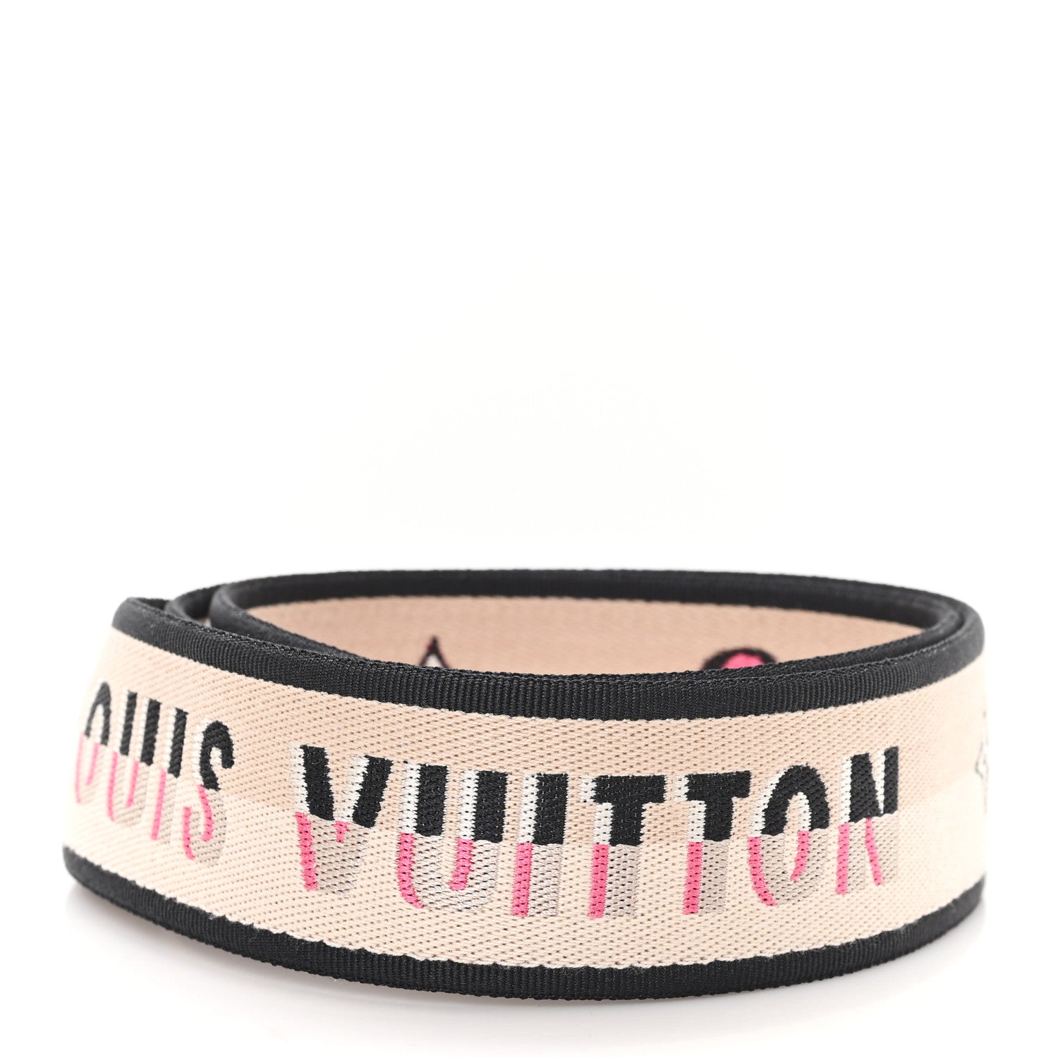 Louis Vuitton Jacquard Speedy Bandouliere 20 Shoulder Strap Black