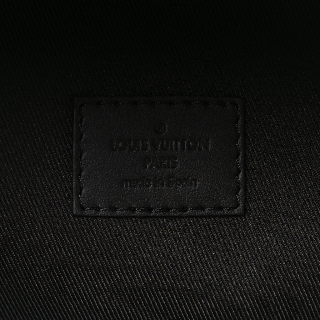 Louis Vuitton Grained Calfskin Aerogram Takeoff Backpack Black