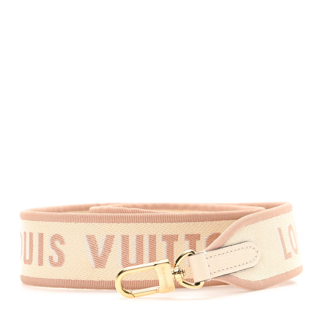 Louis Vuitton Jacquard Diane Shoulder Strap Creme Beige