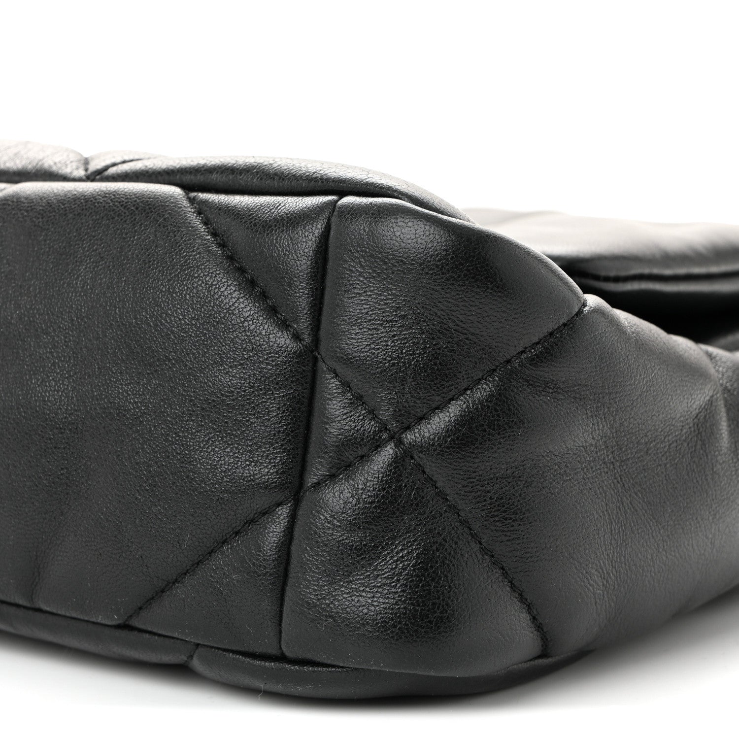 Chanel Lambskin Quilted Medium Chanel 19 Flap Black