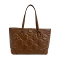 GUCCI - NEW Embossed GG Matelasse Brown Shoulder Tote