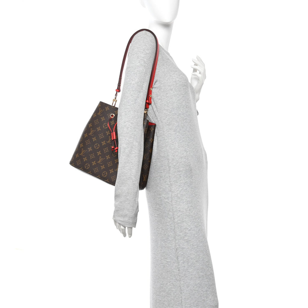 Louis Vuitton Monogram Neonoe MM Coquelicot