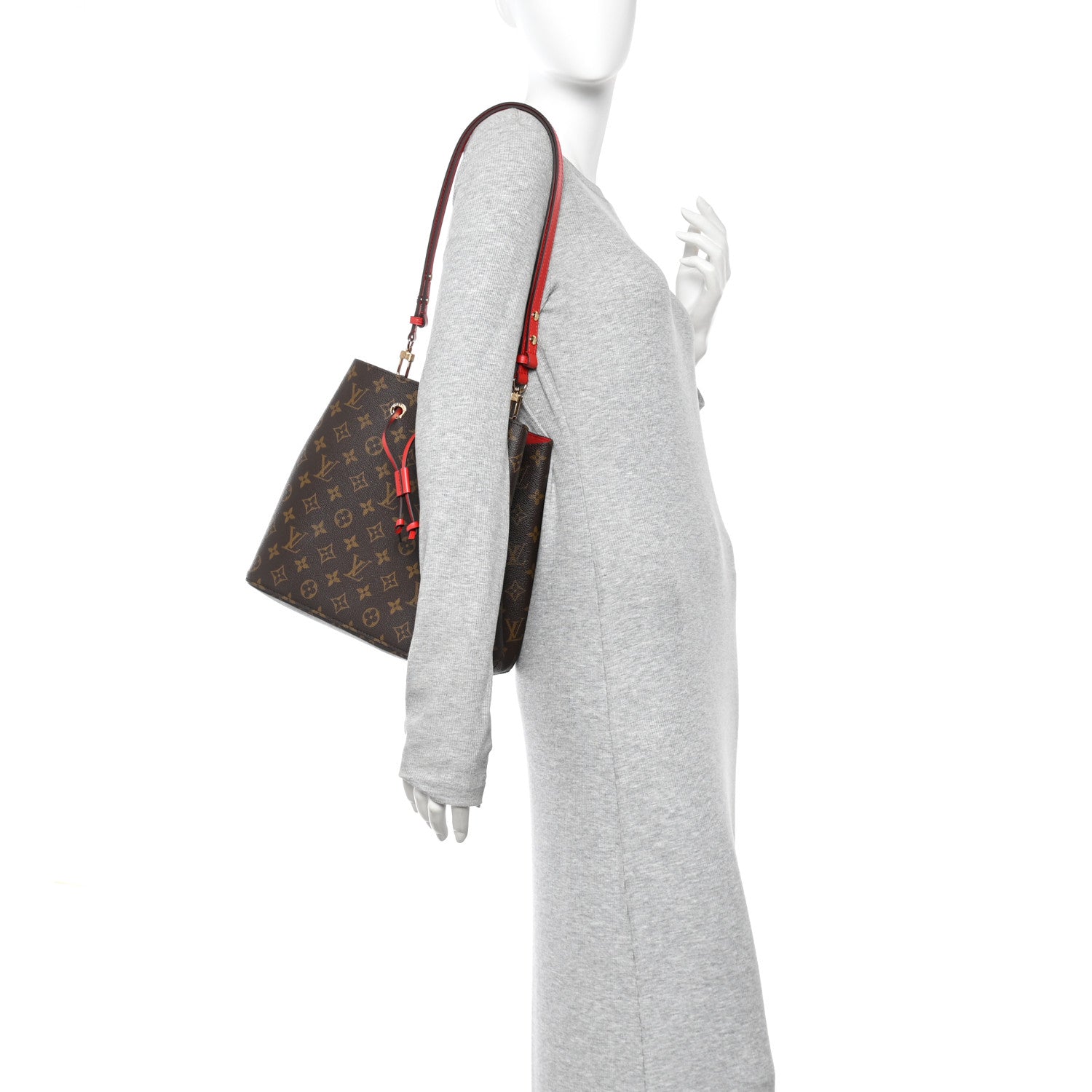 Louis Vuitton Monogram Neonoe MM Coquelicot
