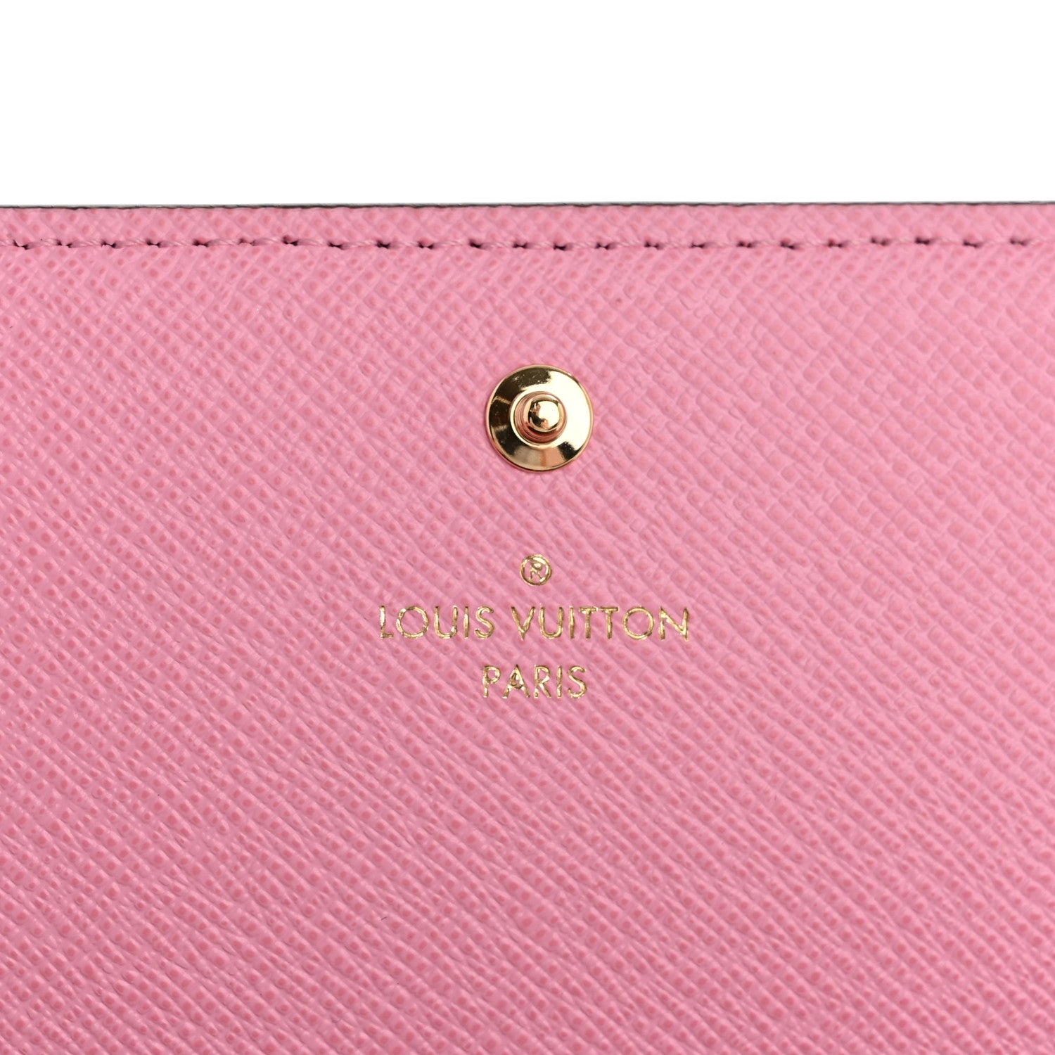 Louis Vuitton Damier Ebene 2022 Christmas Animation Paris Sarah Wallet Pink