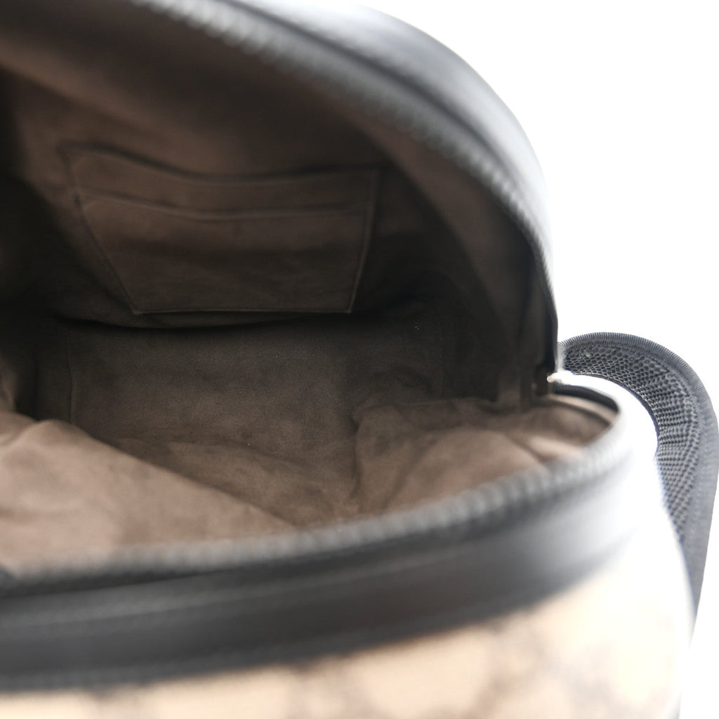 Gucci GG Supreme Monogram Small Eden Day Backpack Black