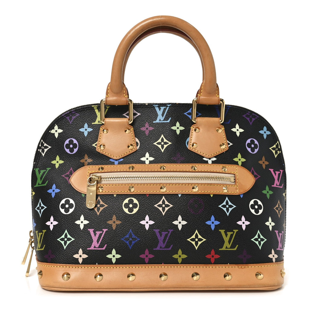 Louis Vuitton Monogram Multicolor Alma PM Black