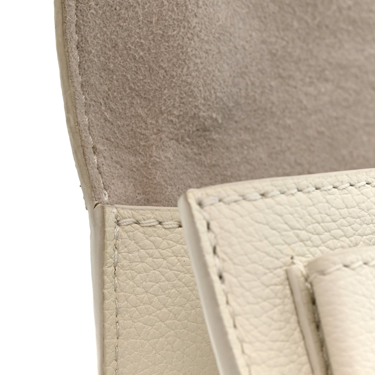 Louis Vuitton Soft Calfskin Mylockme Chain Bag BB White