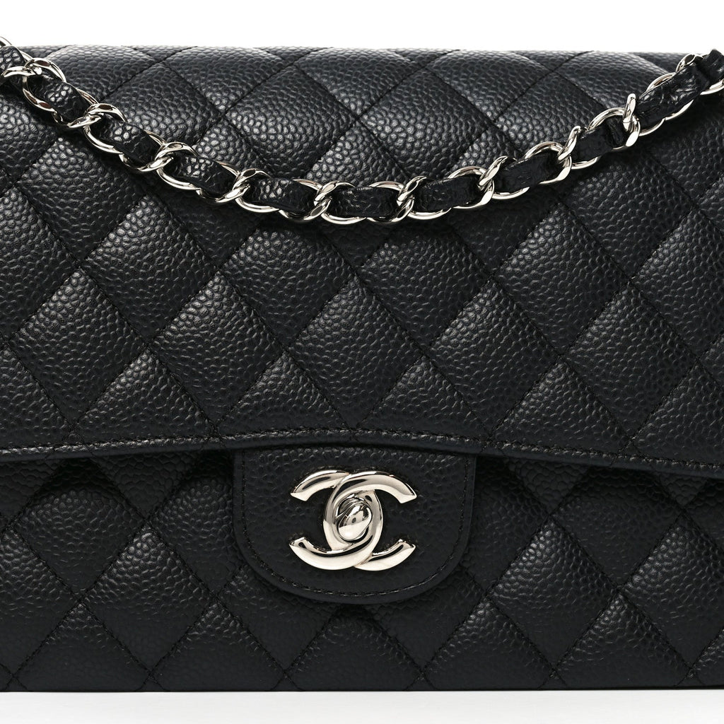 Chanel Caviar Quilted Medium Double Flap Black