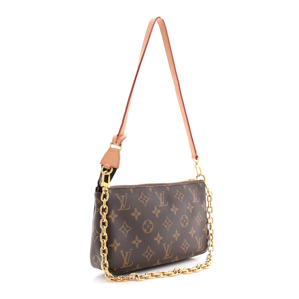 Louis Vuitton Monogram Chain Pochette Accessories