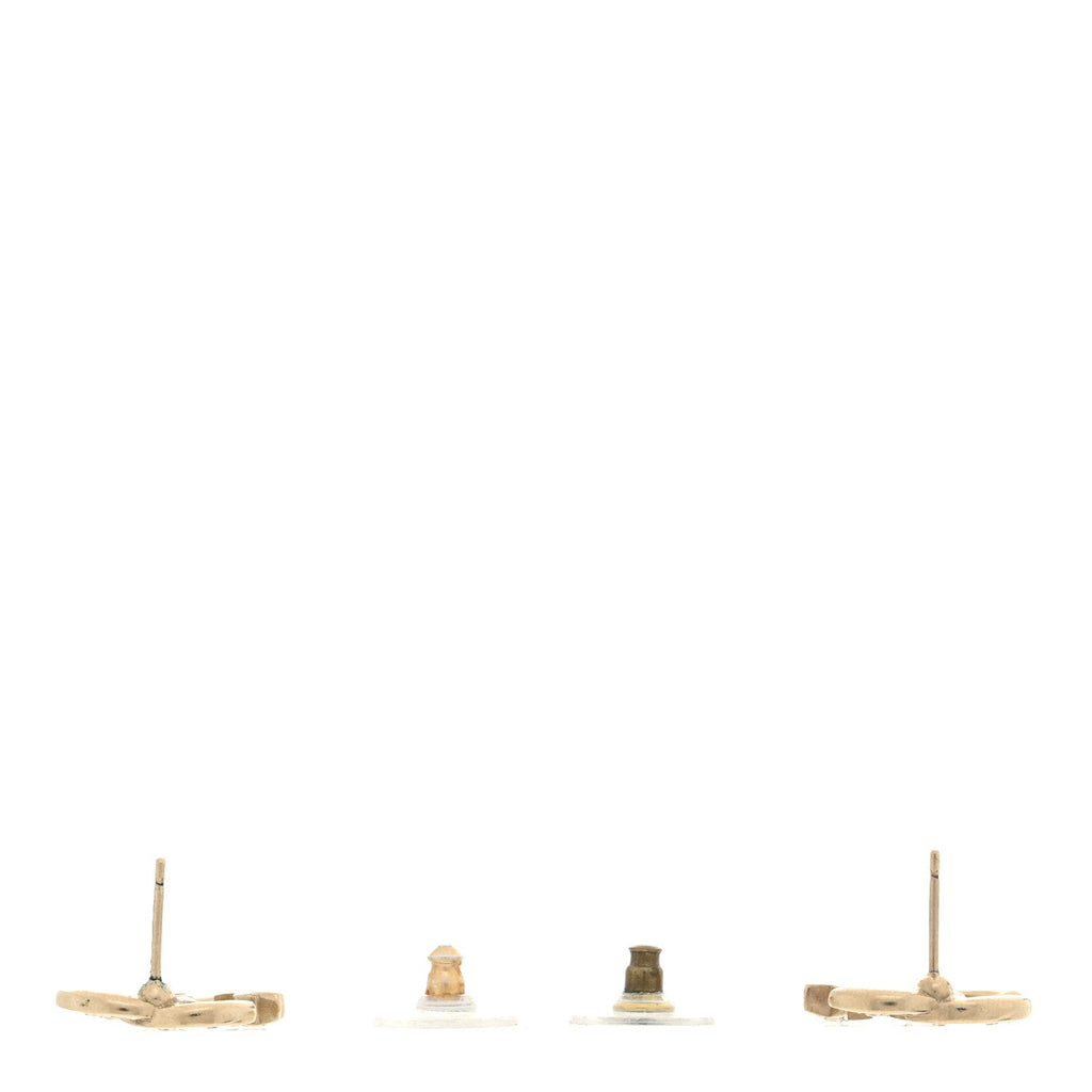 Crystal CC Starfall Earrings Gold