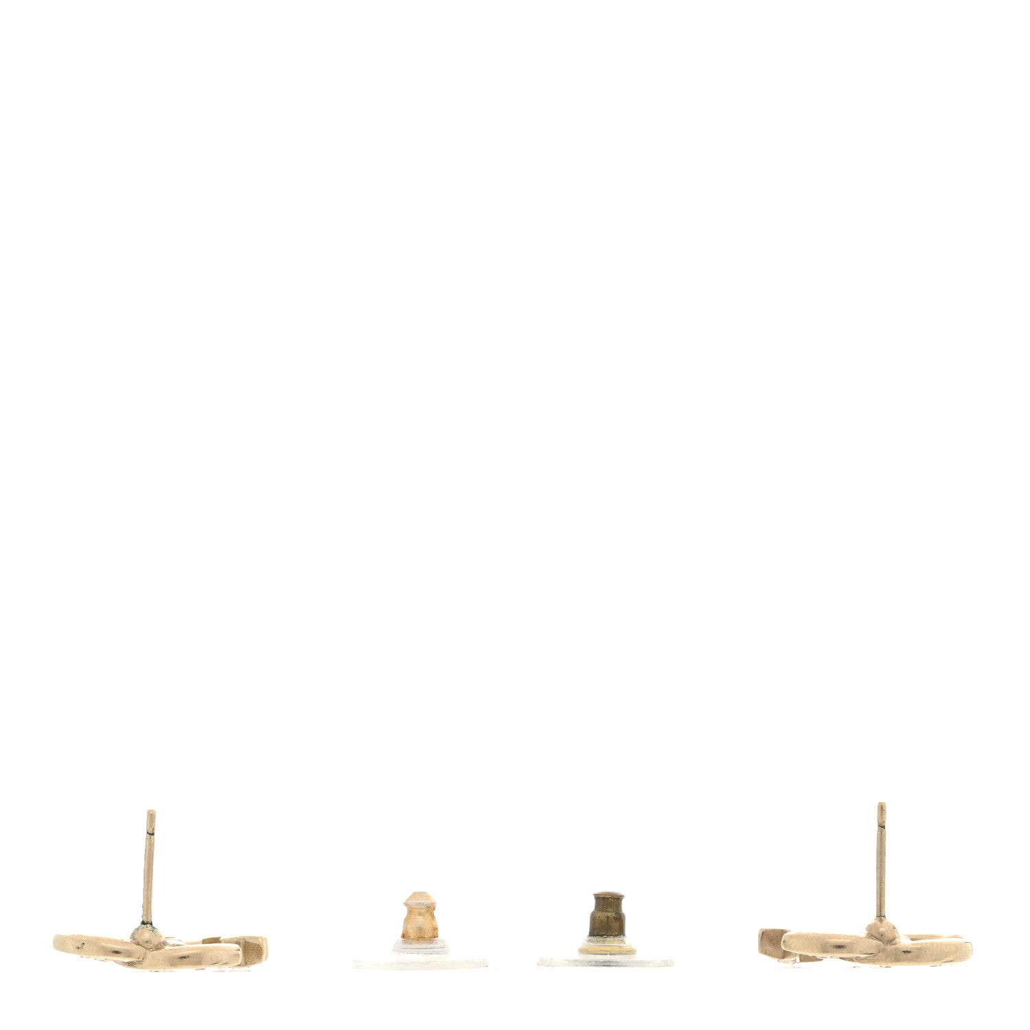 Crystal CC Starfall Earrings Gold