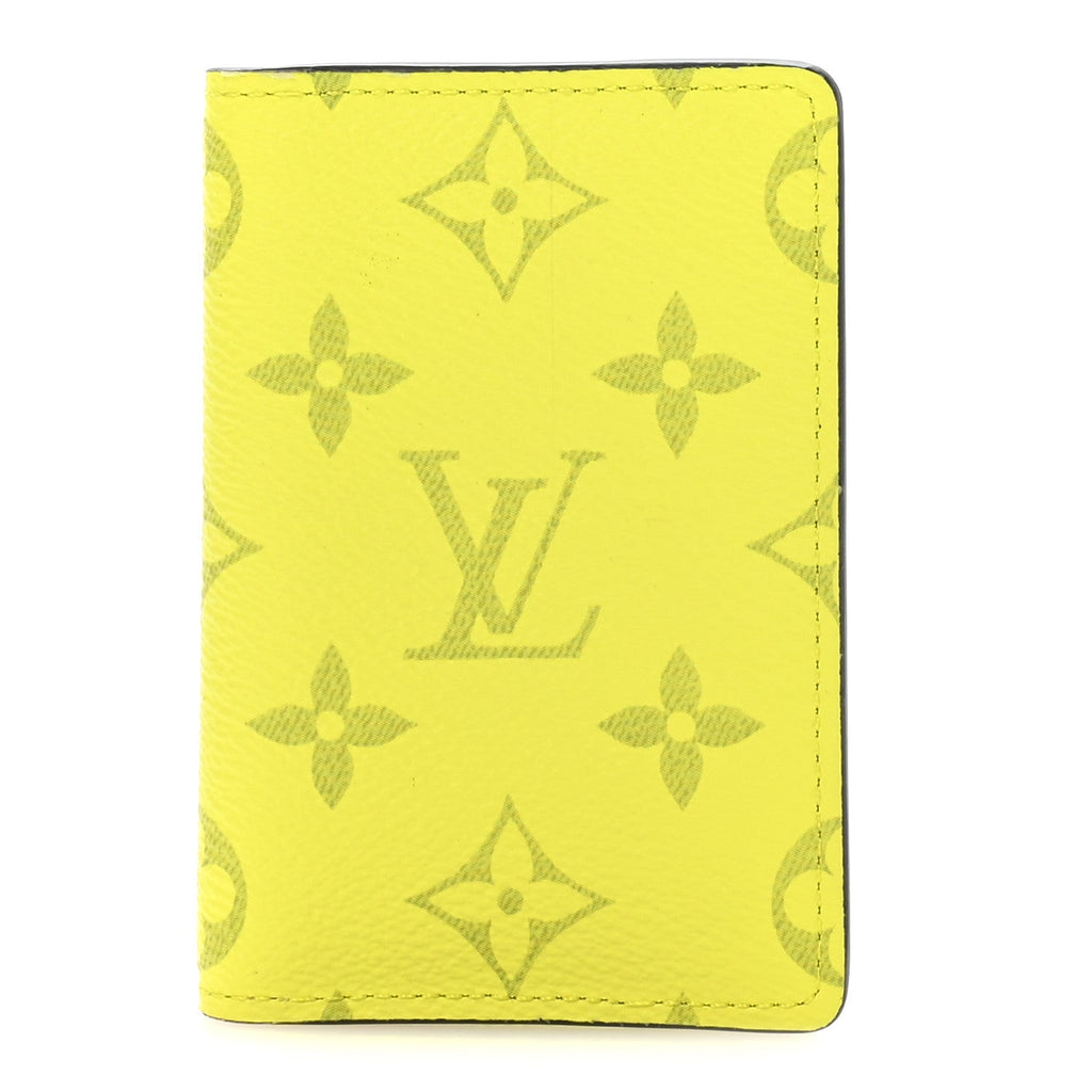 Louis Vuitton Taigarama Pocket Organizer NM Yellow