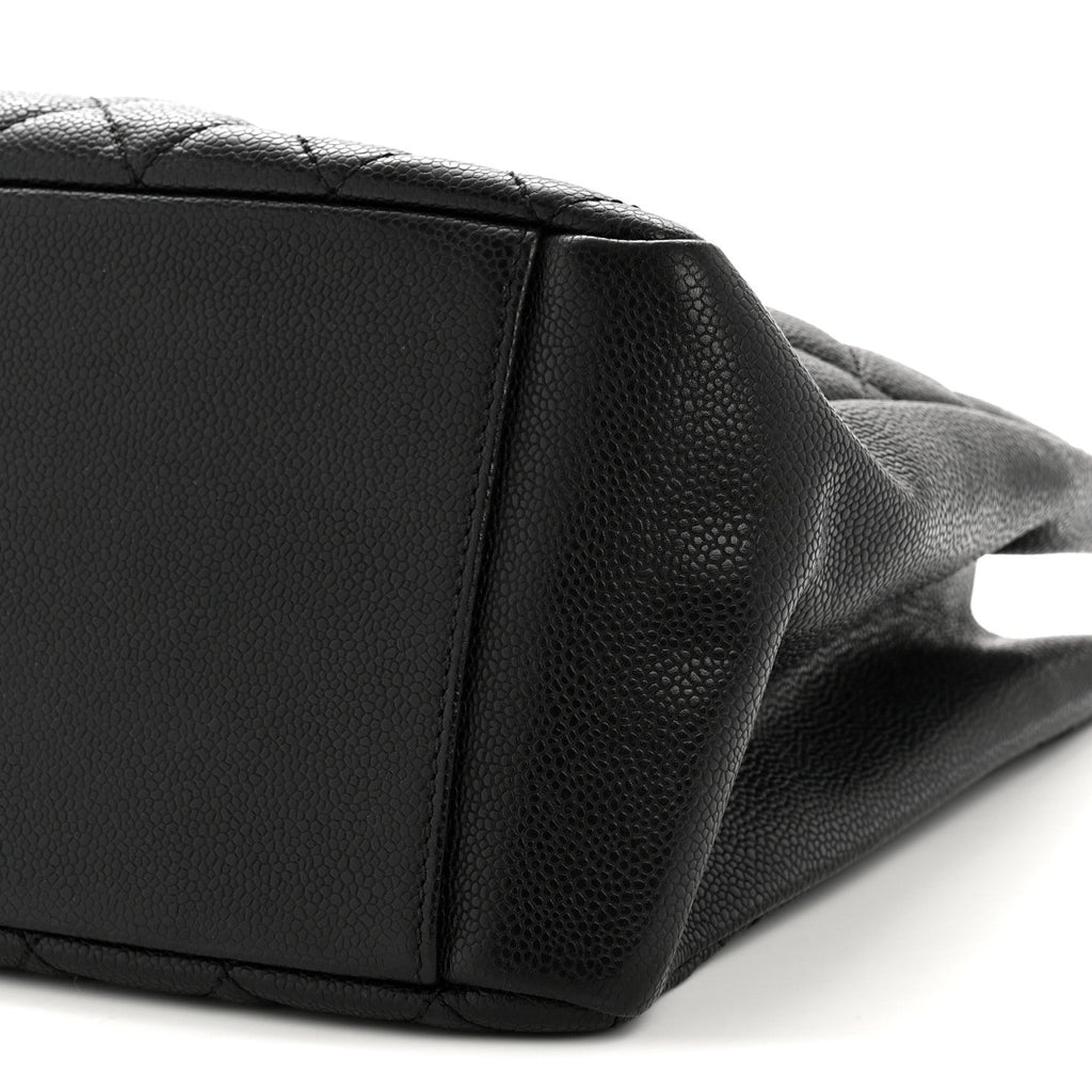 Chanel Caviar Quilted Grand Shopping Tote GST Black