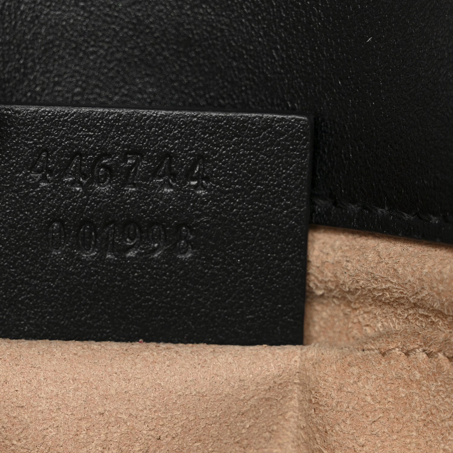 Gucci Calfskin Matelasse Mini GG Marmont Shoulder Bag Black
