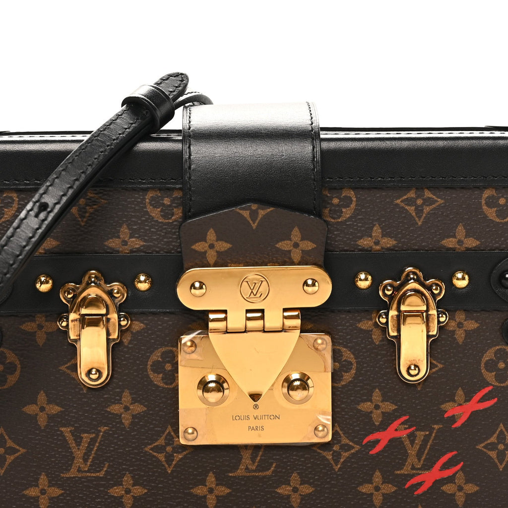 Louis Vuitton Monogram Petite Malle Black