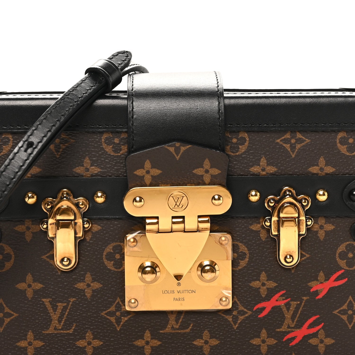 Louis Vuitton Monogram Petite Malle Black