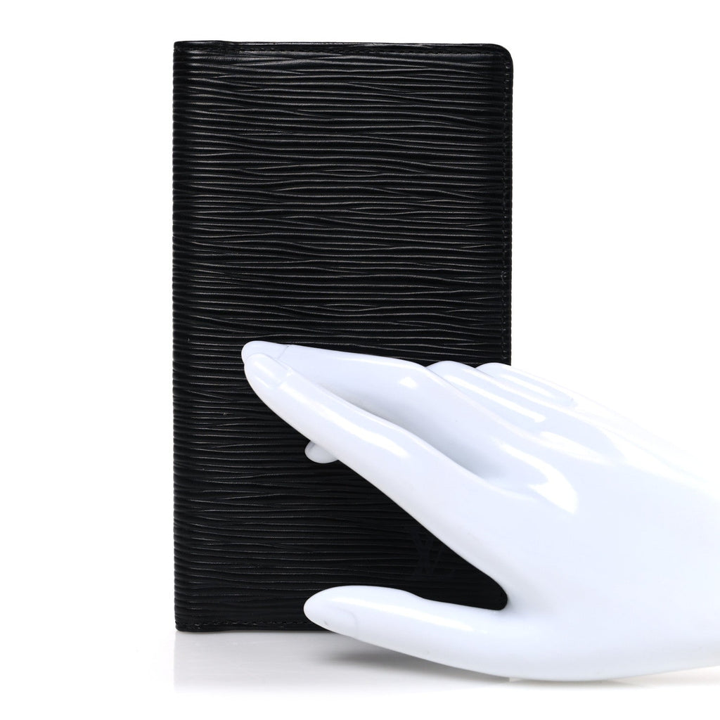 Louis Vuitton Epi Pocket Agenda Cover Black