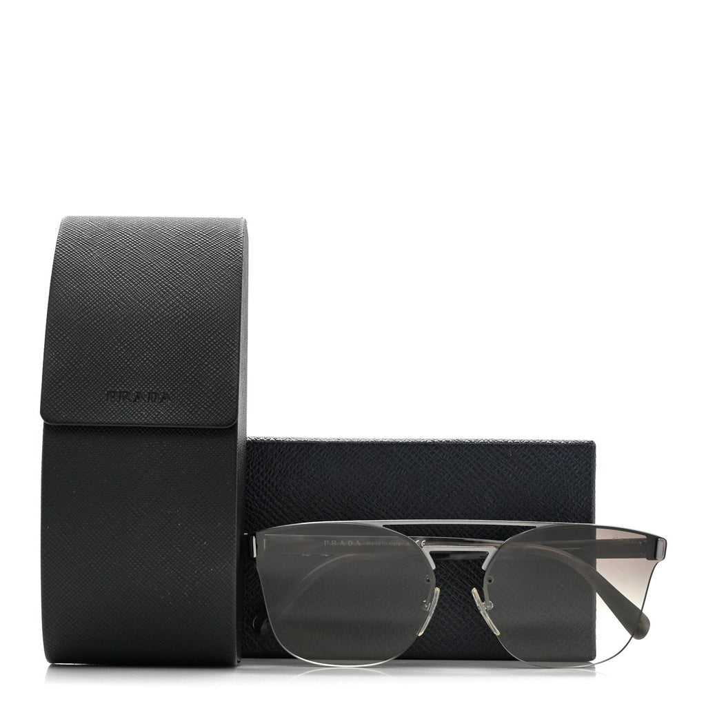 Prada Cat Eye Sunglasses SPR 67T Silver