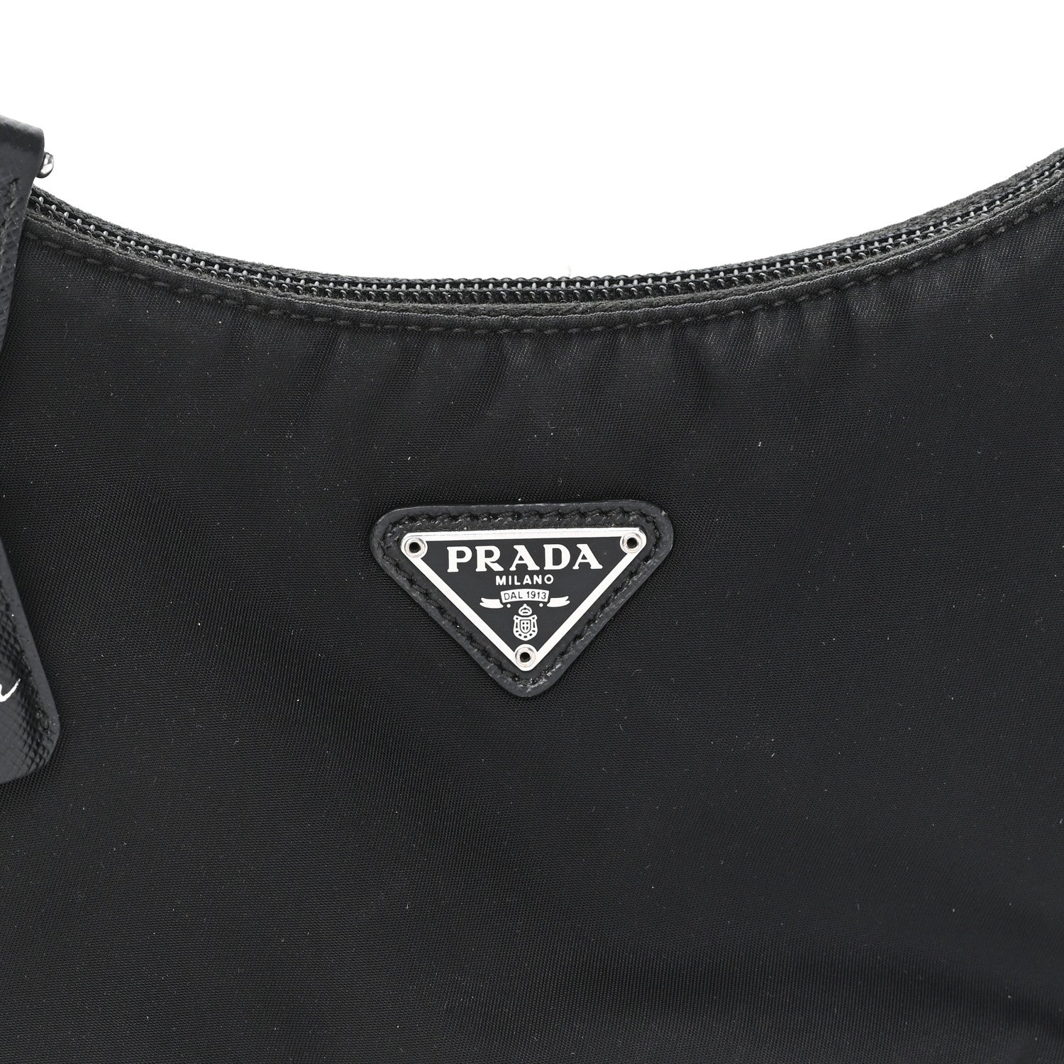 Prada Tessuto Nylon Mini Re-Edition 2000 Bag Black
