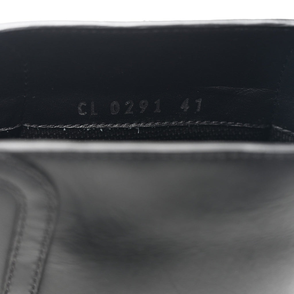 Louis Vuitton Calfskin Polar Flat Ankle Boots 41 Black