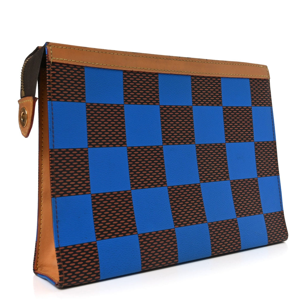 Louis Vuitton Damier Pop Pochette Voyage MM Blue