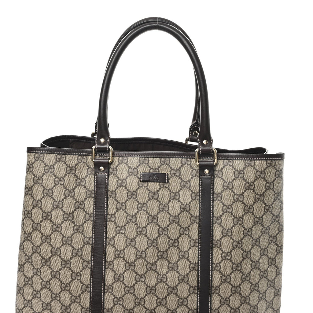 Gucci GG Plus Monogram Joy Vertical Tote Dark Brown