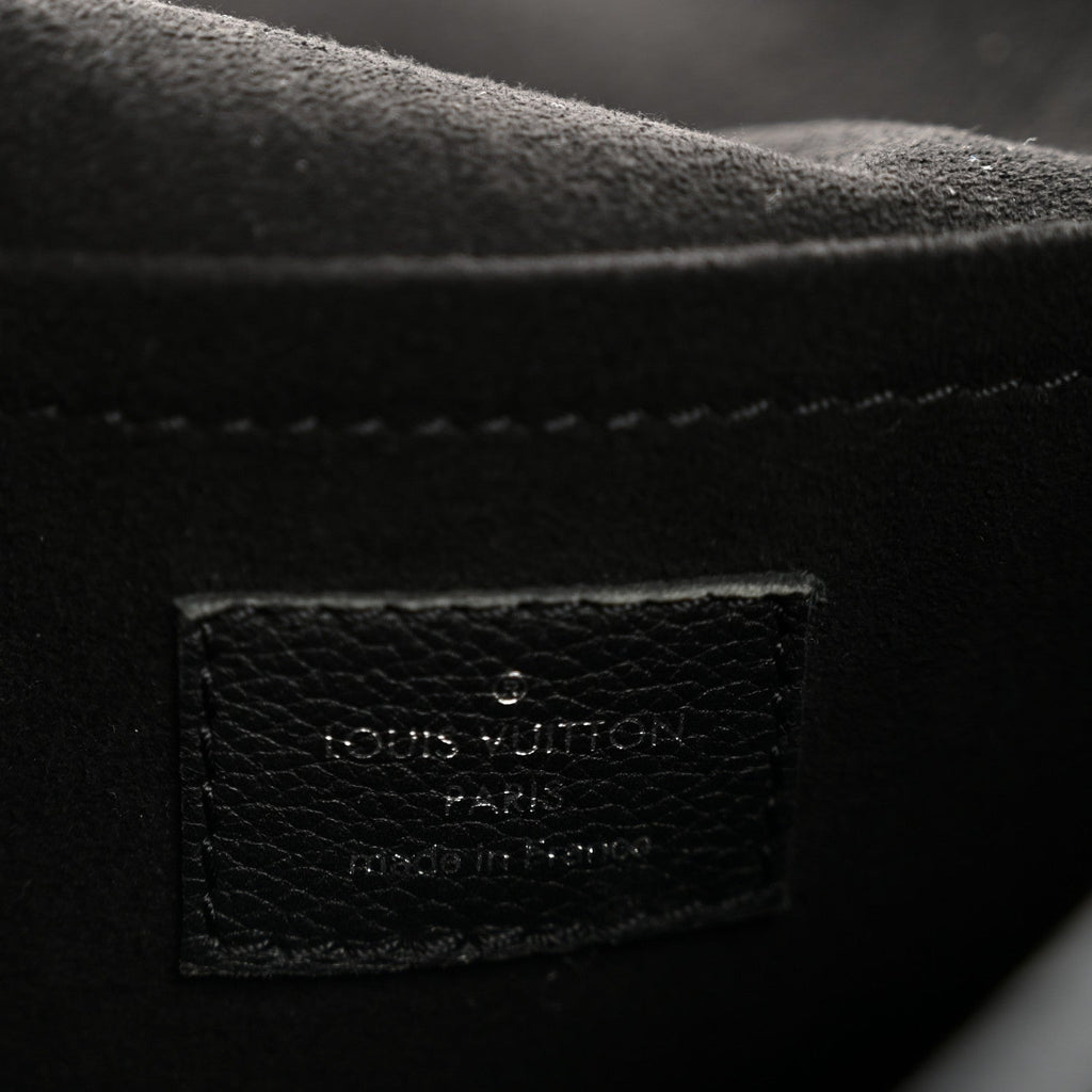 Louis Vuitton Soft Calfskin My Lockme Chain Bag BB Black