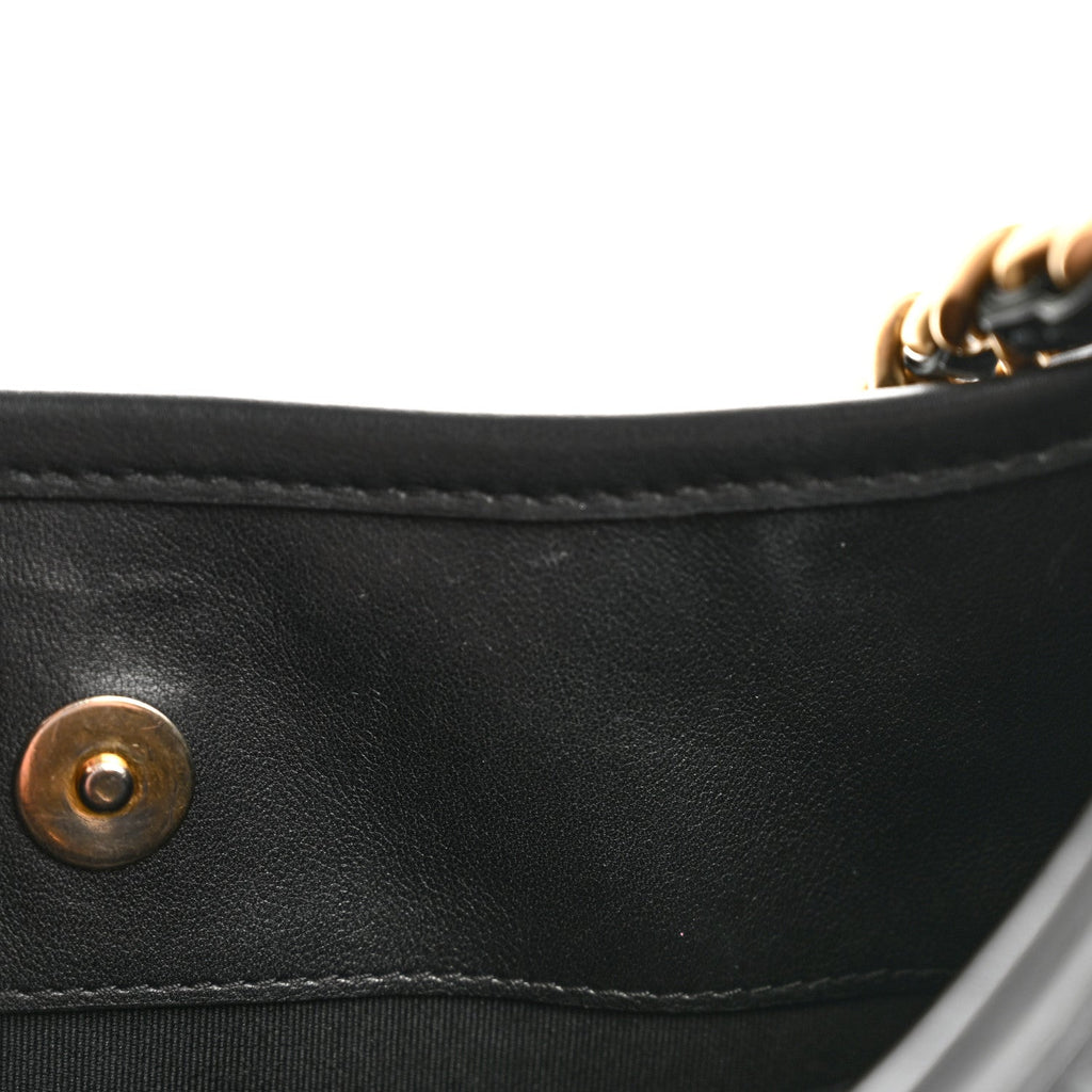 Chanel Calfskin Quilted Hobo Black