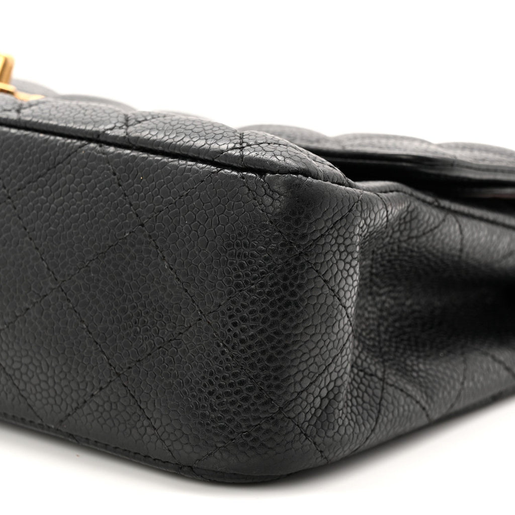 Chanel Caviar Quilted Medium Double Flap Black
