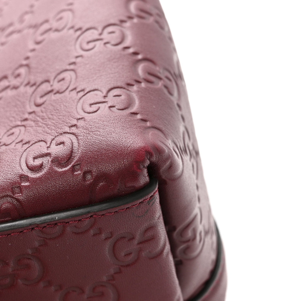 Gucci GG Calfskin Embossed Calfskin Large Tote Bag Rose Ancora