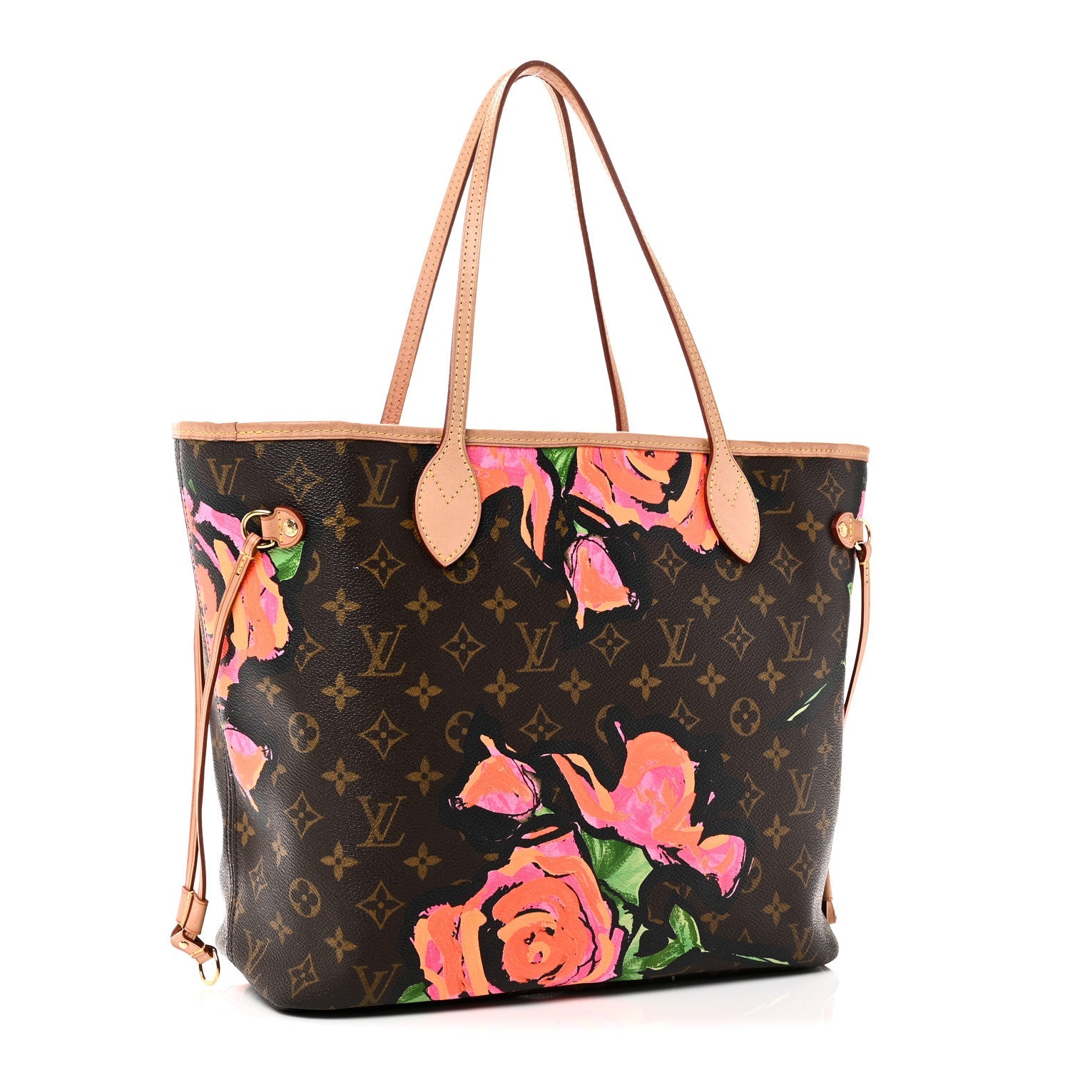 Louis Vuitton Monogram Roses Neverfull MM