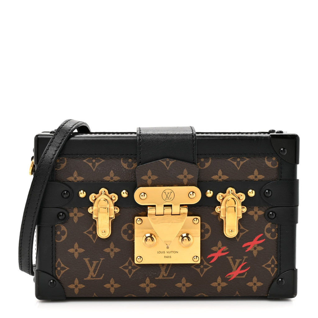 Louis Vuitton Monogram Petite Malle Black