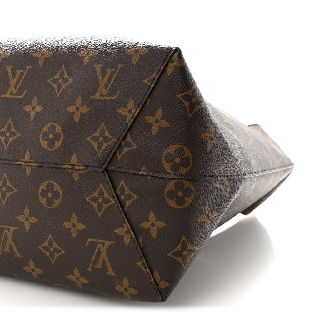 Louis Vuitton Monogram Flower Hobo Black
