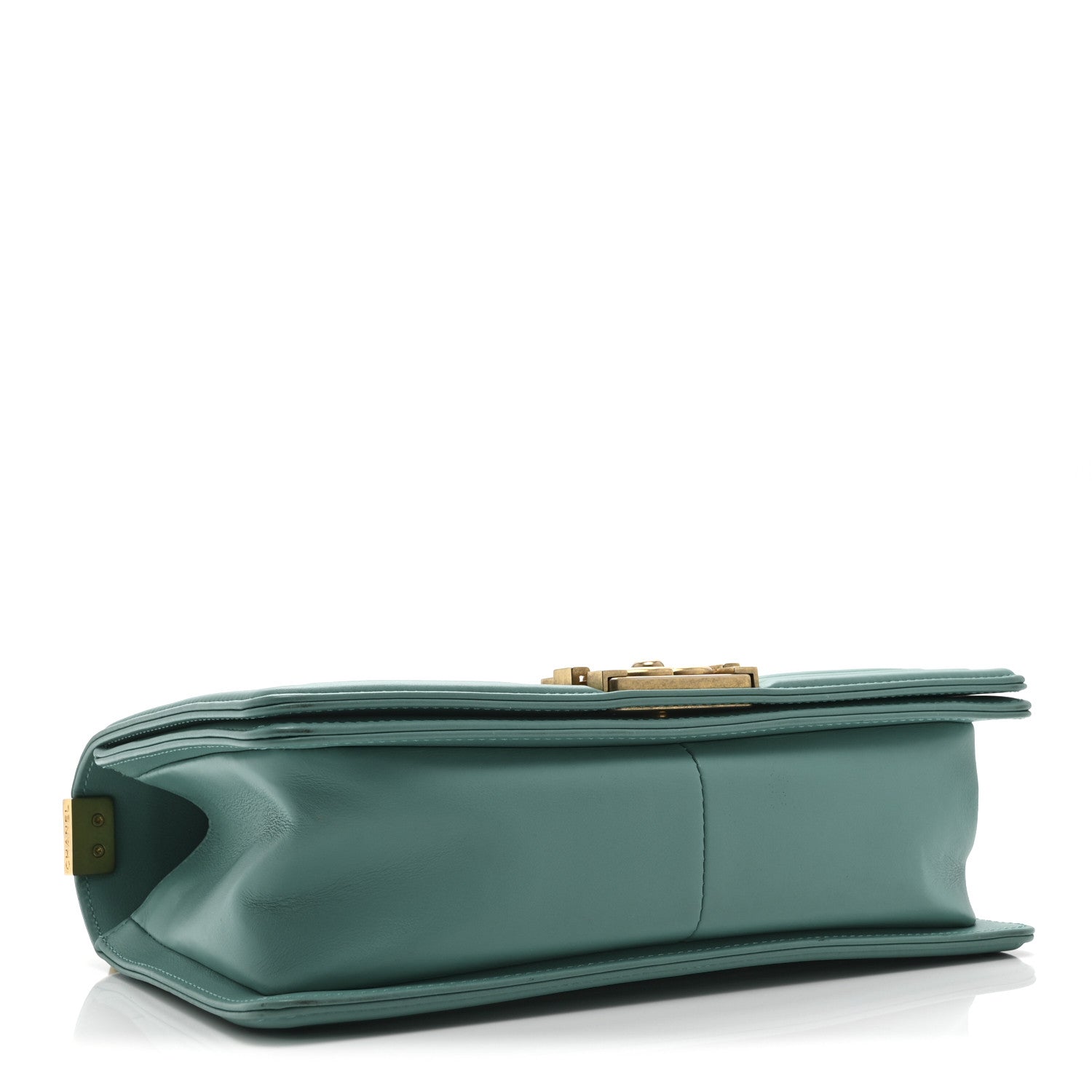 Chanel Lambskin Quilted Medium Boy Flap Green