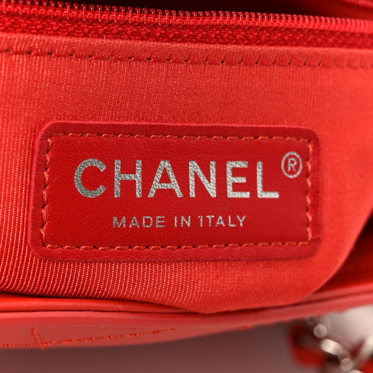 Chanel Calfskin Stitched Small Ring My Bag Flap Crossbody Red