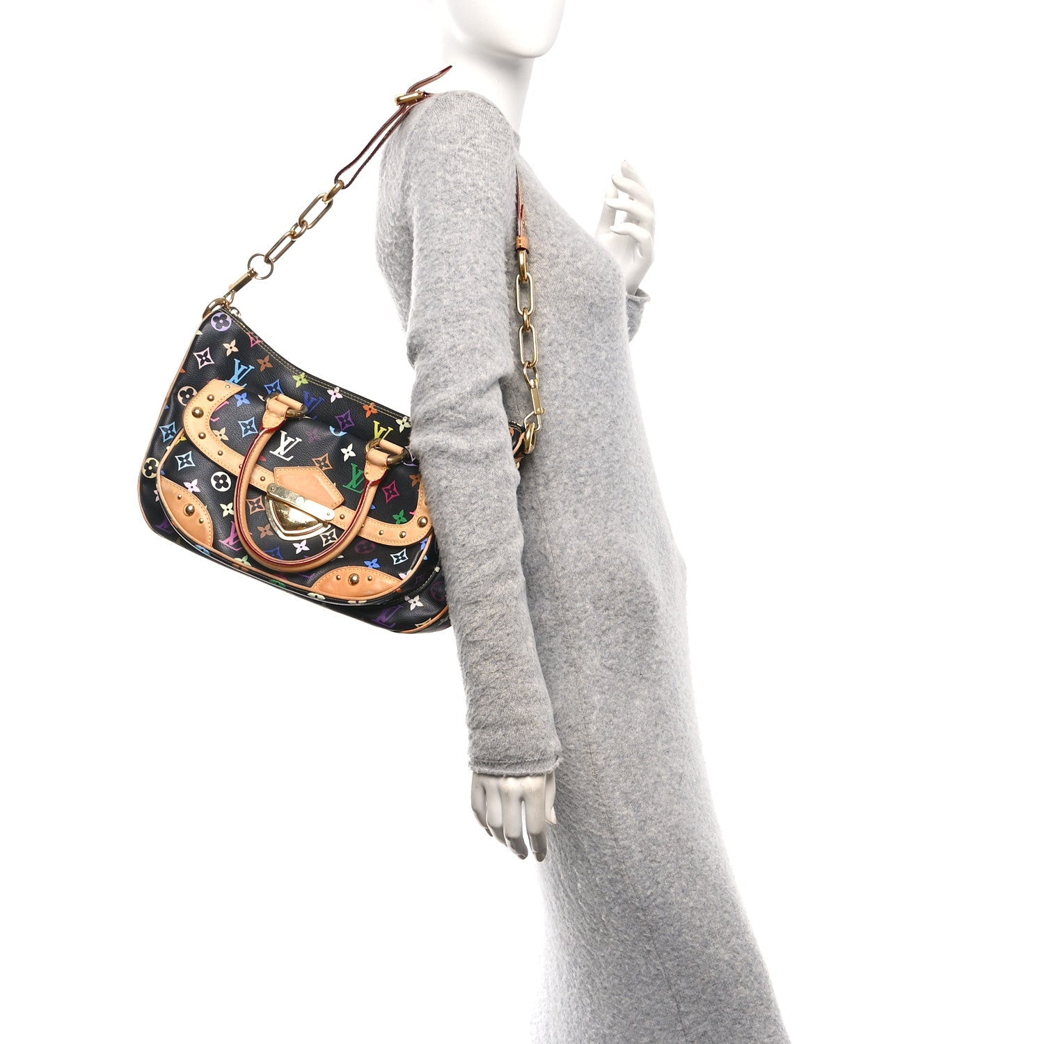 Louis Vuitton Monogram Multicolor Rita Black