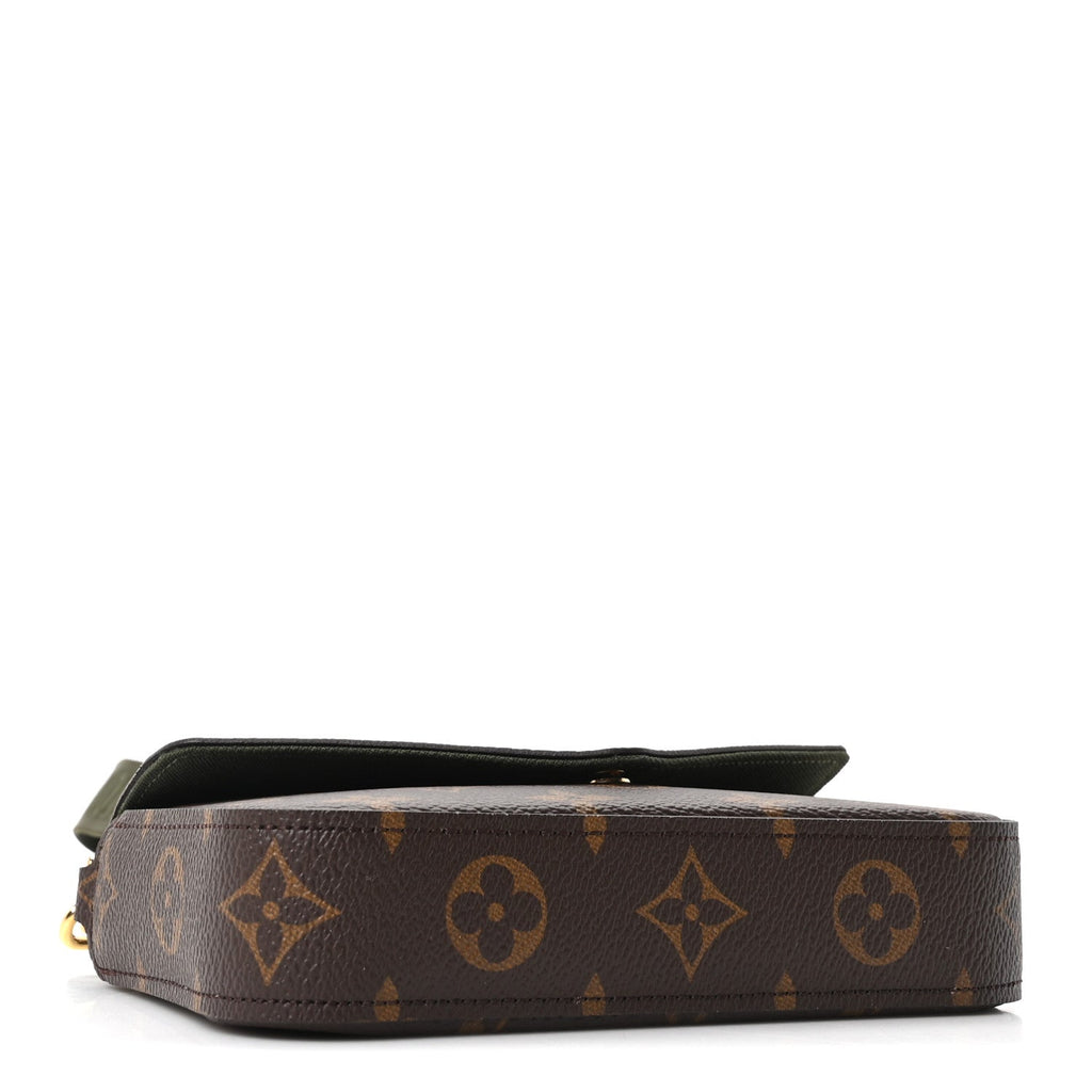 Louis Vuitton Monogram Felicie Strap & Go Kaki