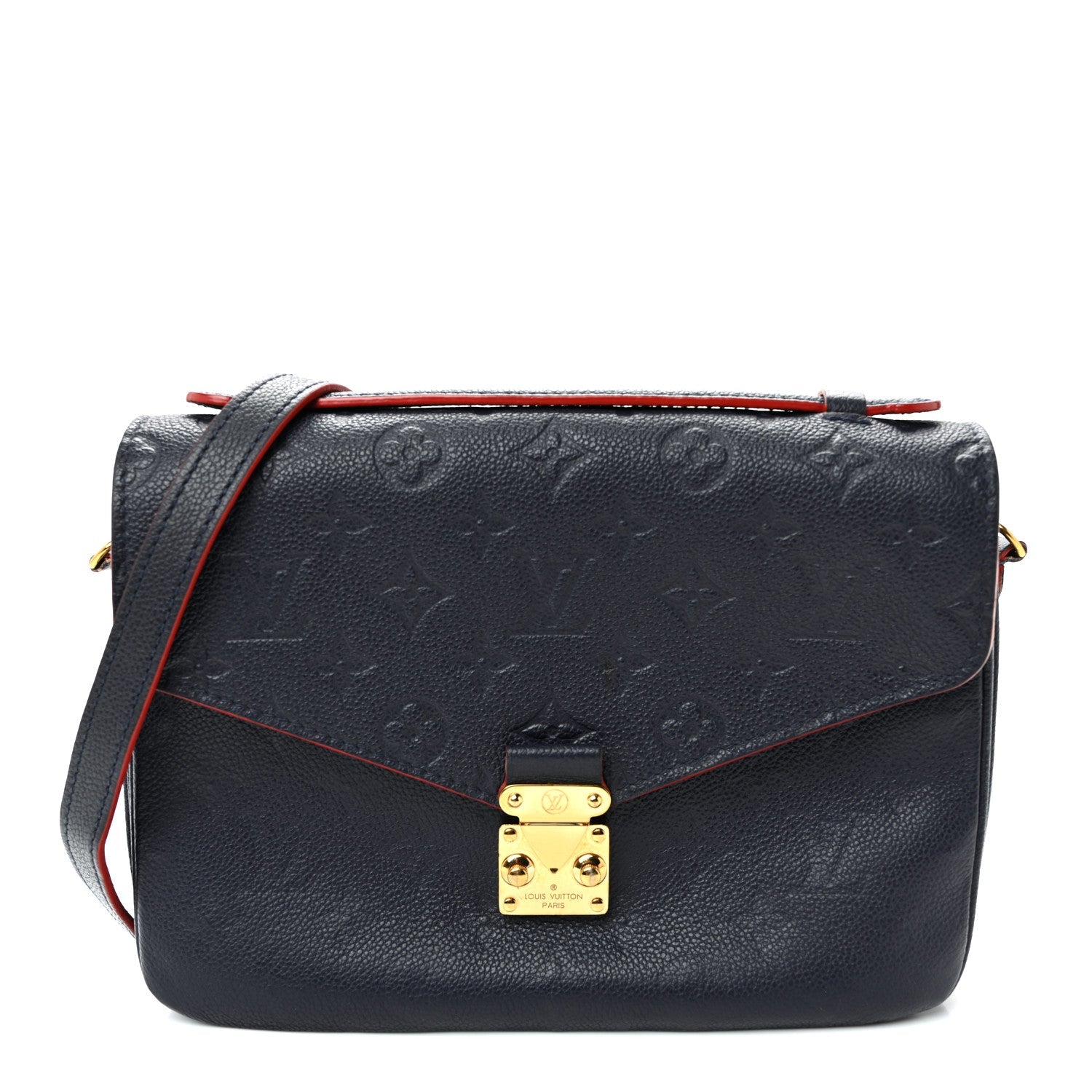 Louis Vuitton Empreinte Pochette Metis Marine Rouge