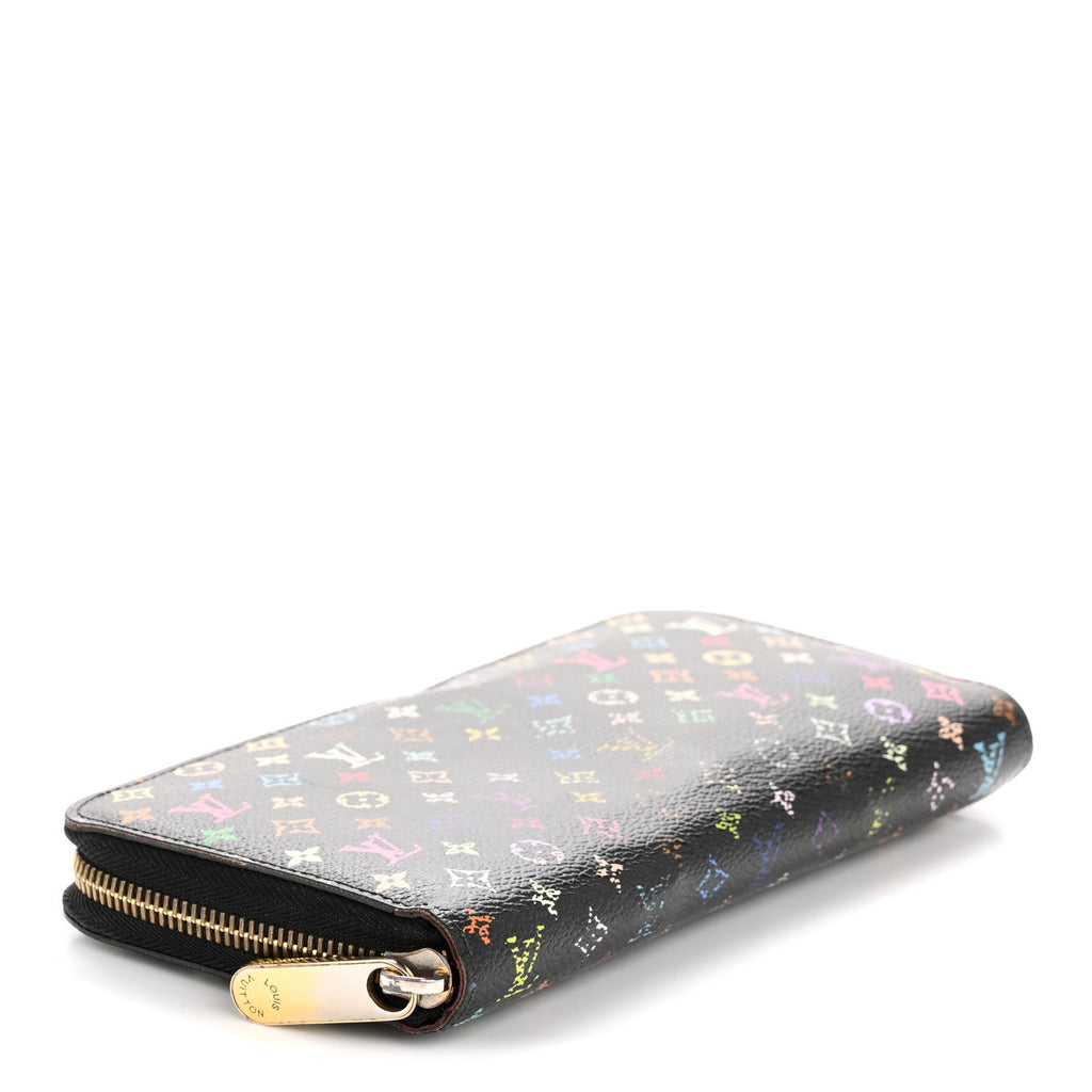 Louis Vuitton Monogram Multicolor Zippy Wallet Black Grenade