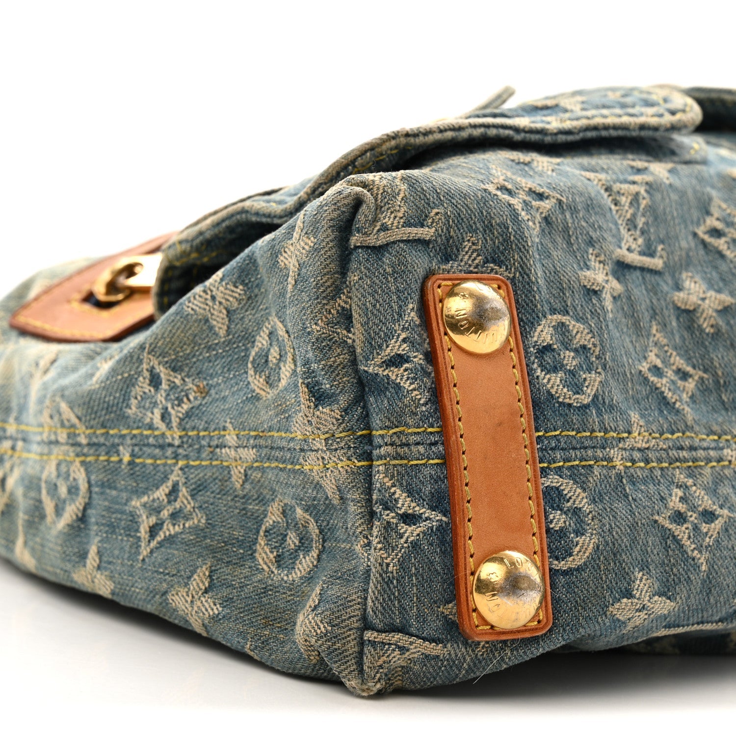 Louis Vuitton Monogram Denim Baggy PM Blue