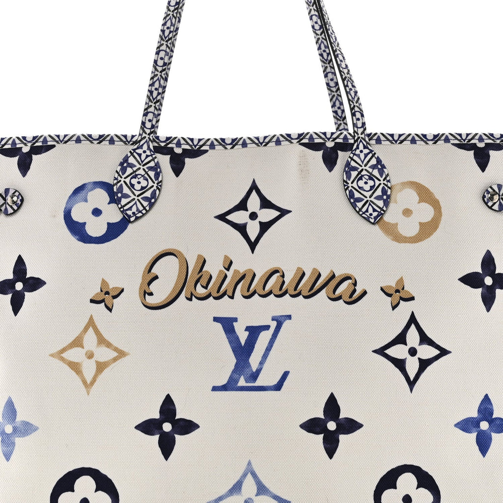 Louis Vuitton Monogram Canvas By The Pool Okinawa 2.0 Neverfull GM Blue