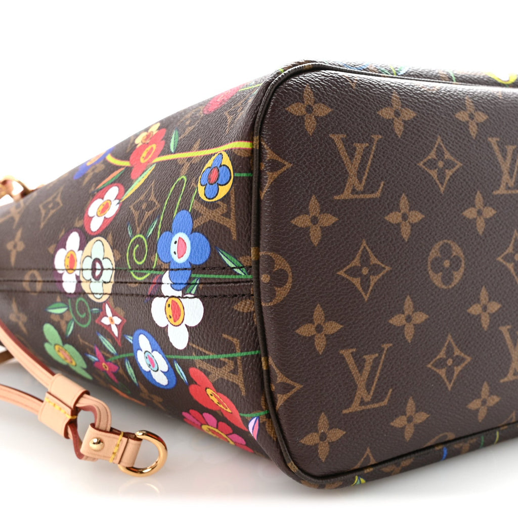 Louis Vuitton LV X TM Monogram Flowers Neverfull MM