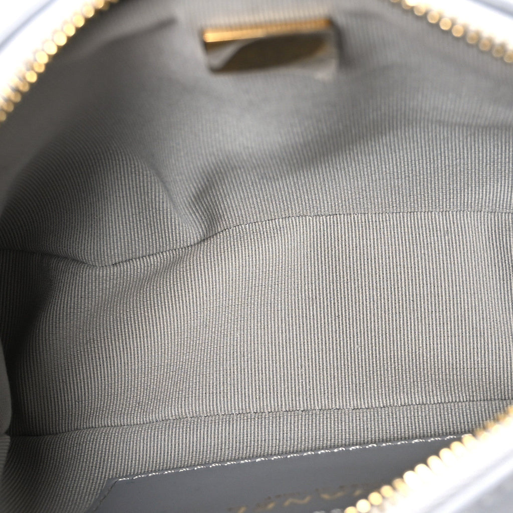 Chanel Lambskin Quilted Mini Camera Case  Grey