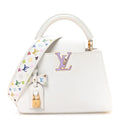 Louis Vuitton LV X TM Taurillon BB Capucines Blanc
