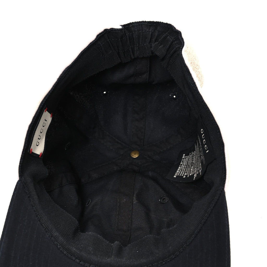 Gucci Gabardine Gucci Headband Baseball Hat L Black