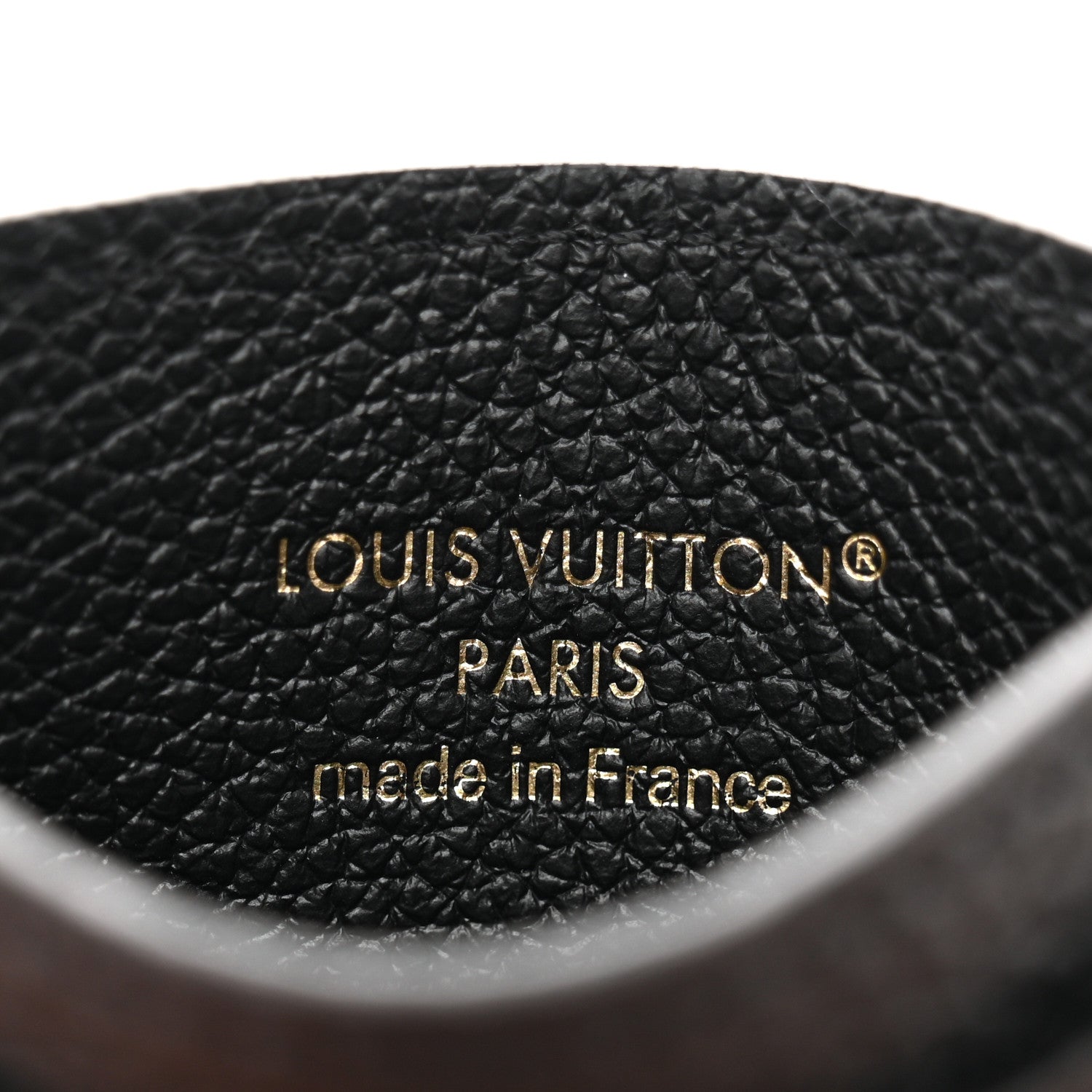 Louis Vuitton Empreinte Monogram LV Charms Card Holder Black